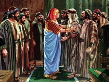 Joseph greets his brothers